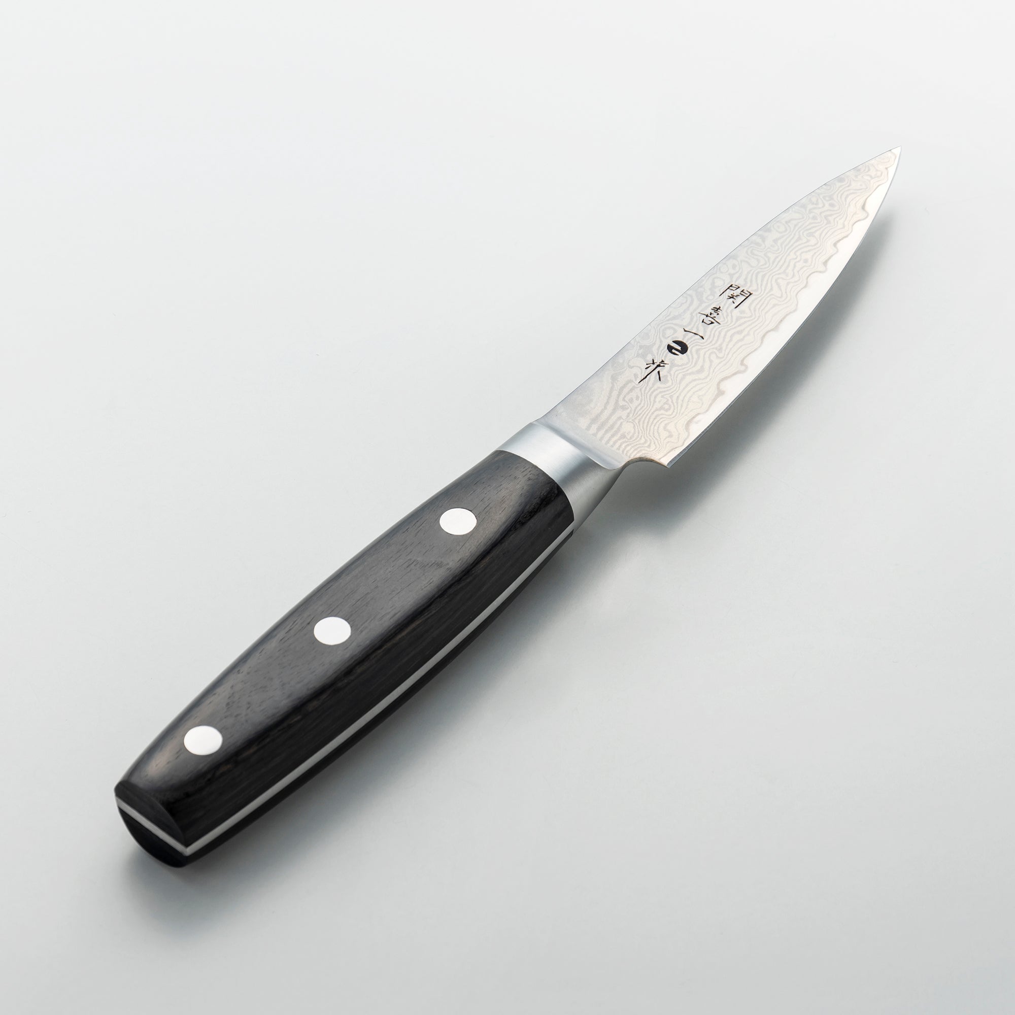SEKI KIICHI SAKU, 3.5 inch Forged VG1, Peeling type Double Edged, Plywood Handle