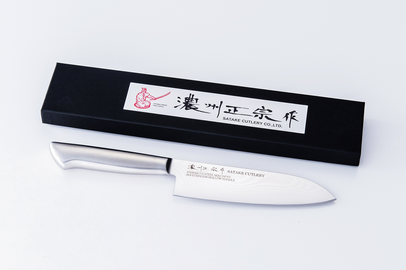 NOSHU MASAMUNESAKU, 7.1inch Forged VG10 with 69 Layers of Stainless Damascus, Gyuto type Double Edged, 304 Stainless Steel Handle