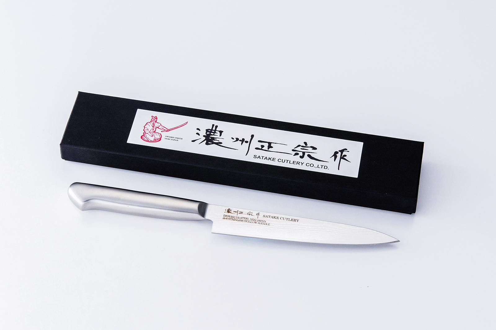 NOSHU MASAMUNESAKU, 7.1inch Forged VG10 with 69 Layers of Stainless Damascus, Gyuto type Double Edged, 304 Stainless Steel Handle