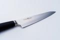 Shikisai MIYAKO, 9.5 inch AUS8 molybdenun vanadium steel  with 33 Layers of  Stainless Steel Damascus, Sashimi type Single Edged, Plywood Handle