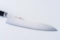 Shikisai MIYAKO, 8.3 inch AUS8 molybdenun vanadium steel  with 33 Layers of  Stainless Steel Damascus, Gyuto type Double Edged, Plywood Handle