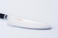 Shikisai MIYAKO, 7.1 inch AUS8 molybdenun vanadium steel  with 33 Layers of  Stainless Steel Damascus, Gyuto type Double Edged, Plywood Handle