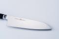 Shikisai MIYAKO, 7.1 inch AUS8 molybdenun vanadium steel  with 33 Layers of  Stainless Steel Damascus, Santoku type Double Edged, Plywood Handle
