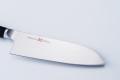 Shikisai MIYAKO, 6.5 inch AUS8 molybdenun vanadium steel  with 33 Layers of  Stainless Steel Damascus, Santoku type Double Edged, Plywood Handle